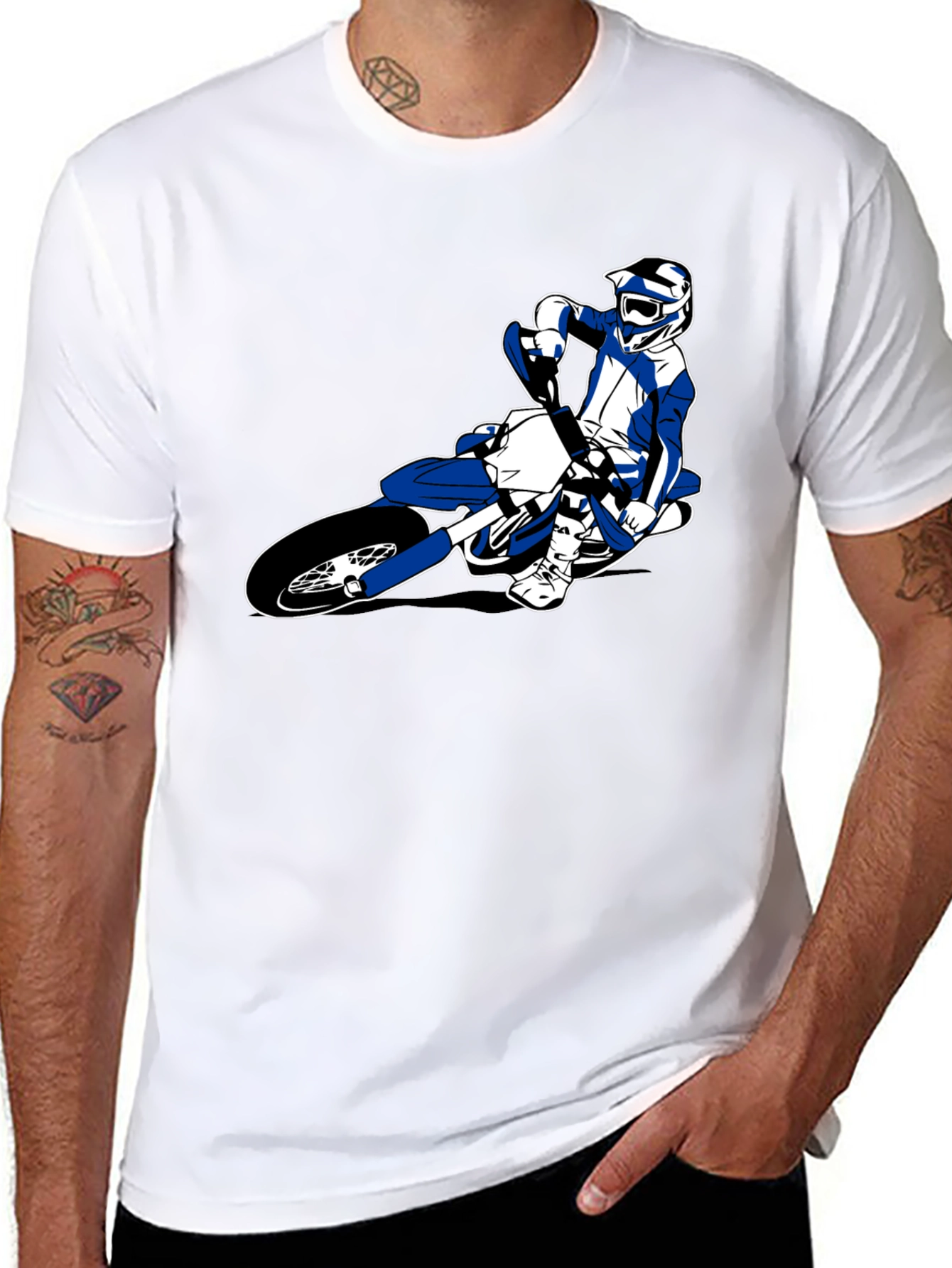 Motocross Rider Graphic T-Shirt