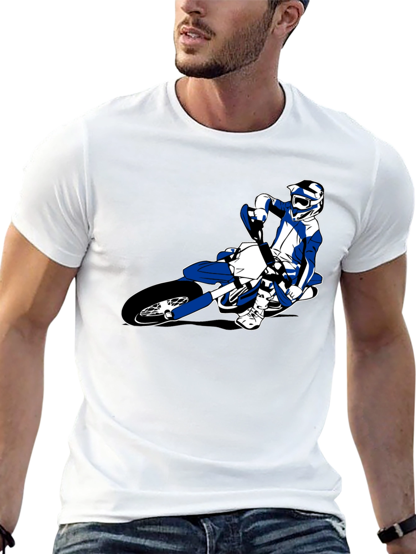 Motocross Rider Graphic T-Shirt