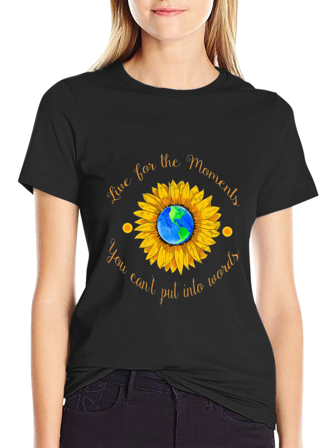 Live for the Moments Sunflower T-Shirt