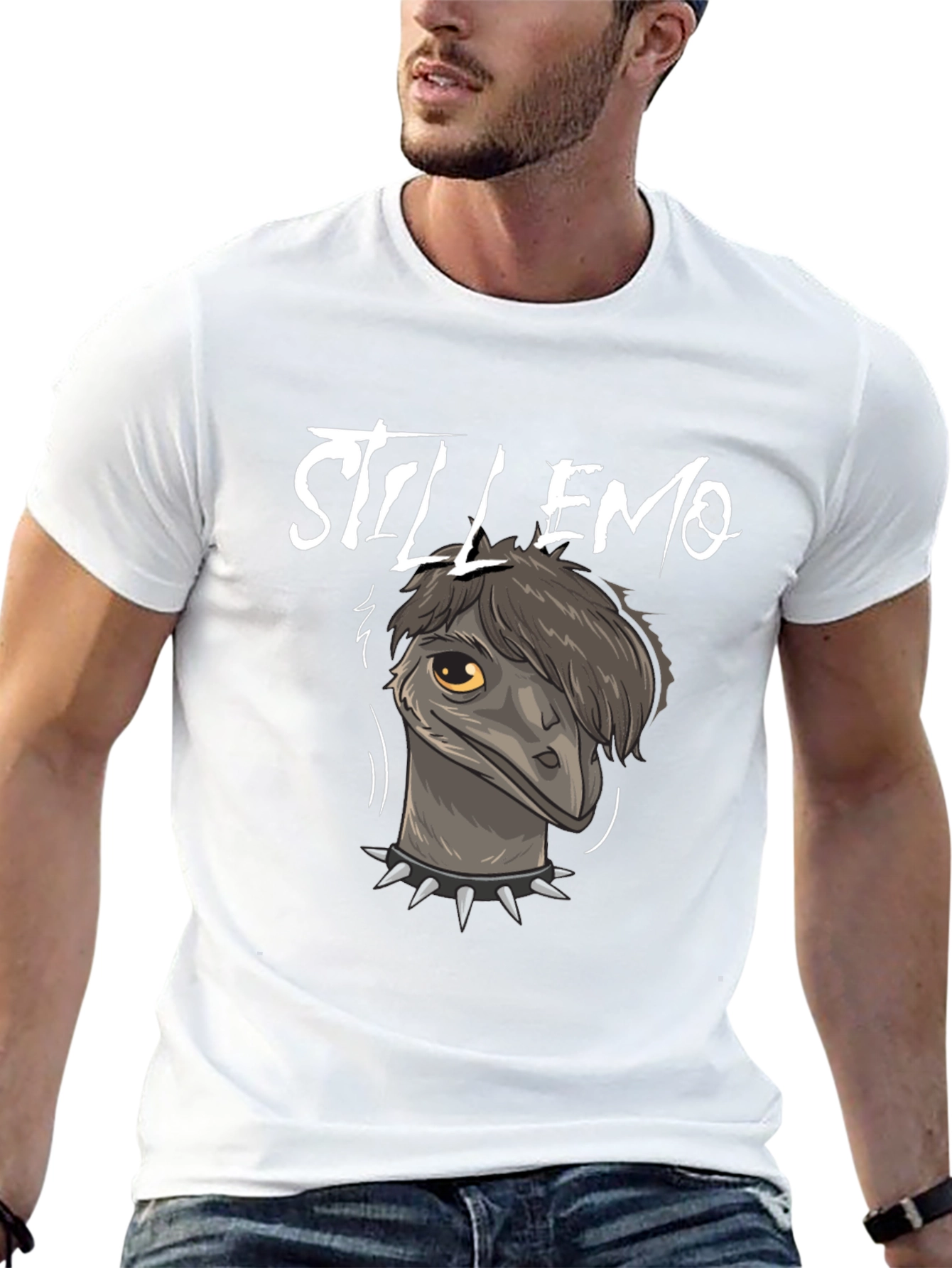 Still Emo Graphic Tee - Black