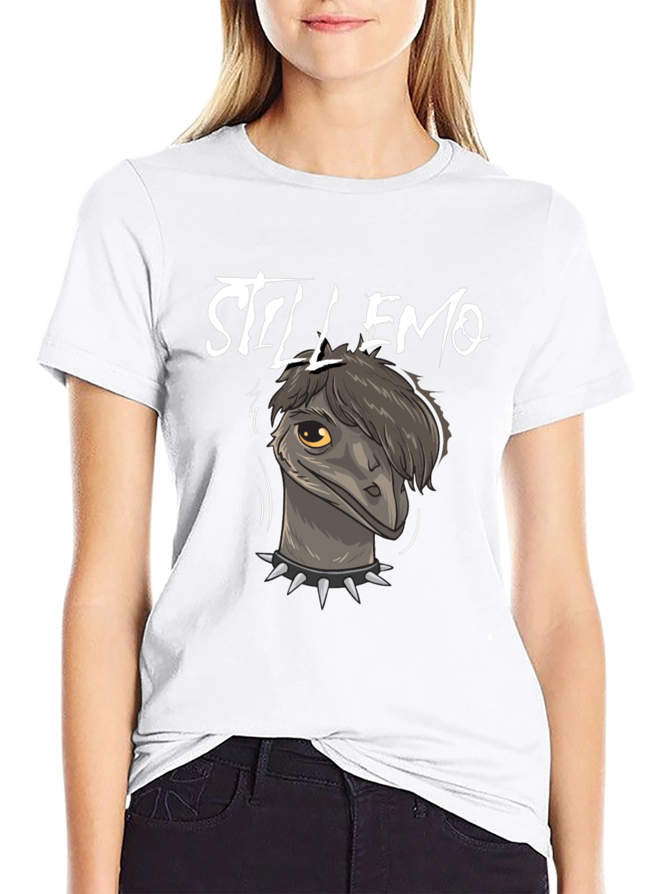 Still Emo Graphic Tee - Black