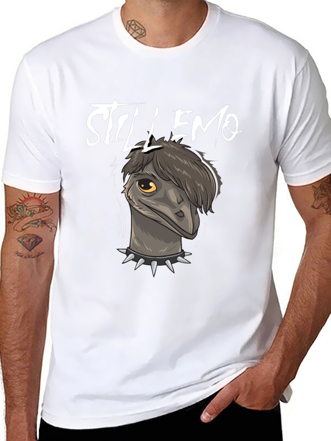 Still Emo Graphic Tee - Black