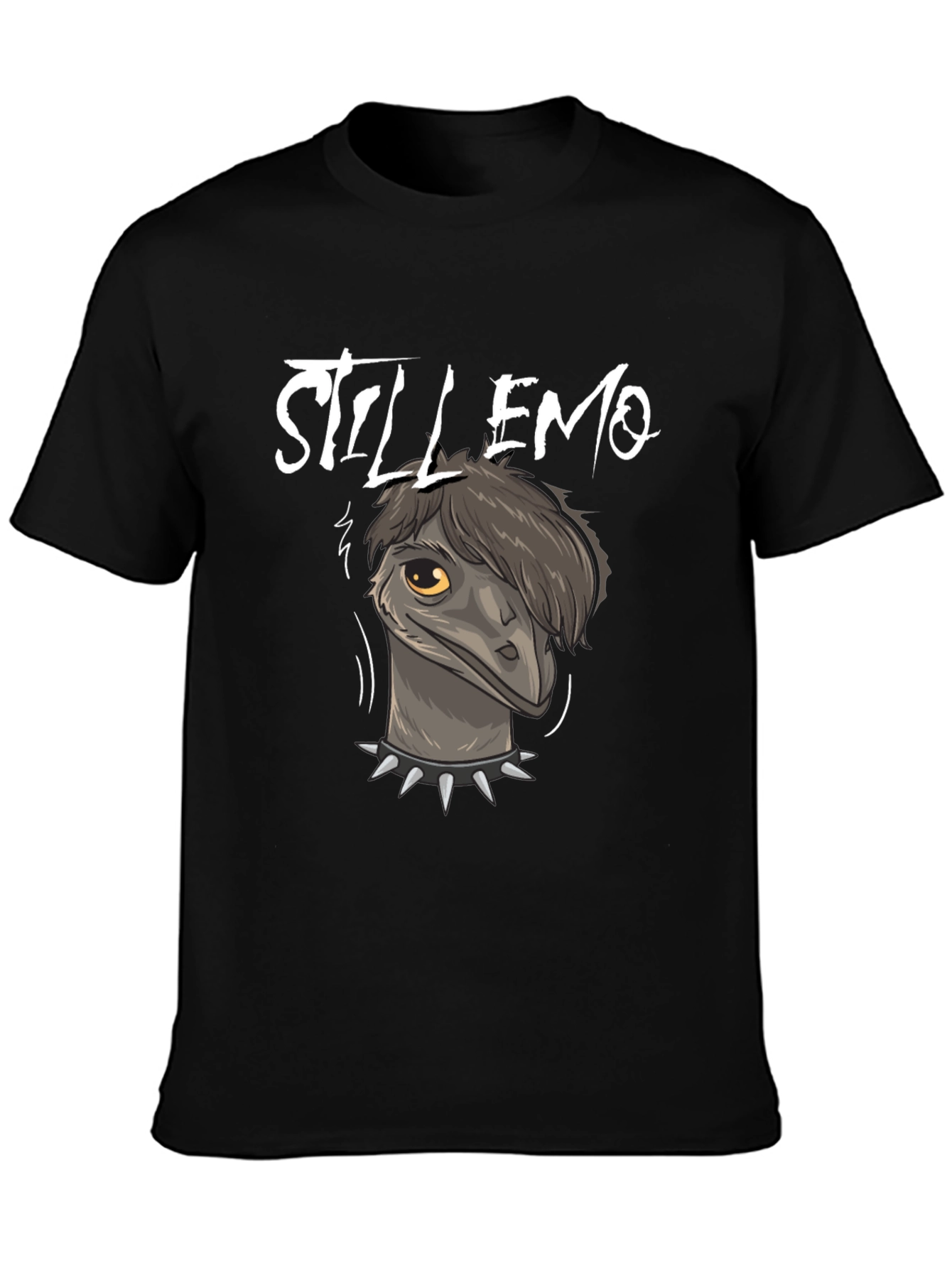 Still Emo Graphic Tee - Black