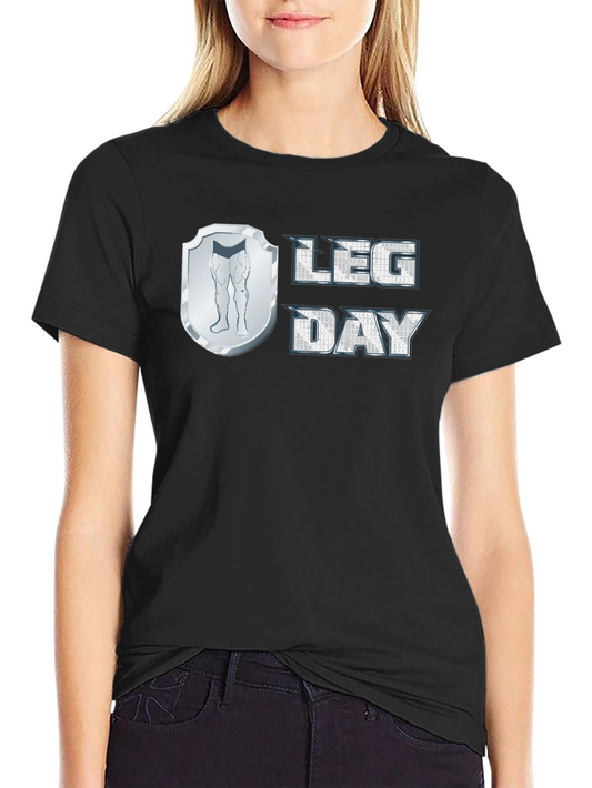 Leg Day Graphic T-Shirt for Gym and Workout Lovers