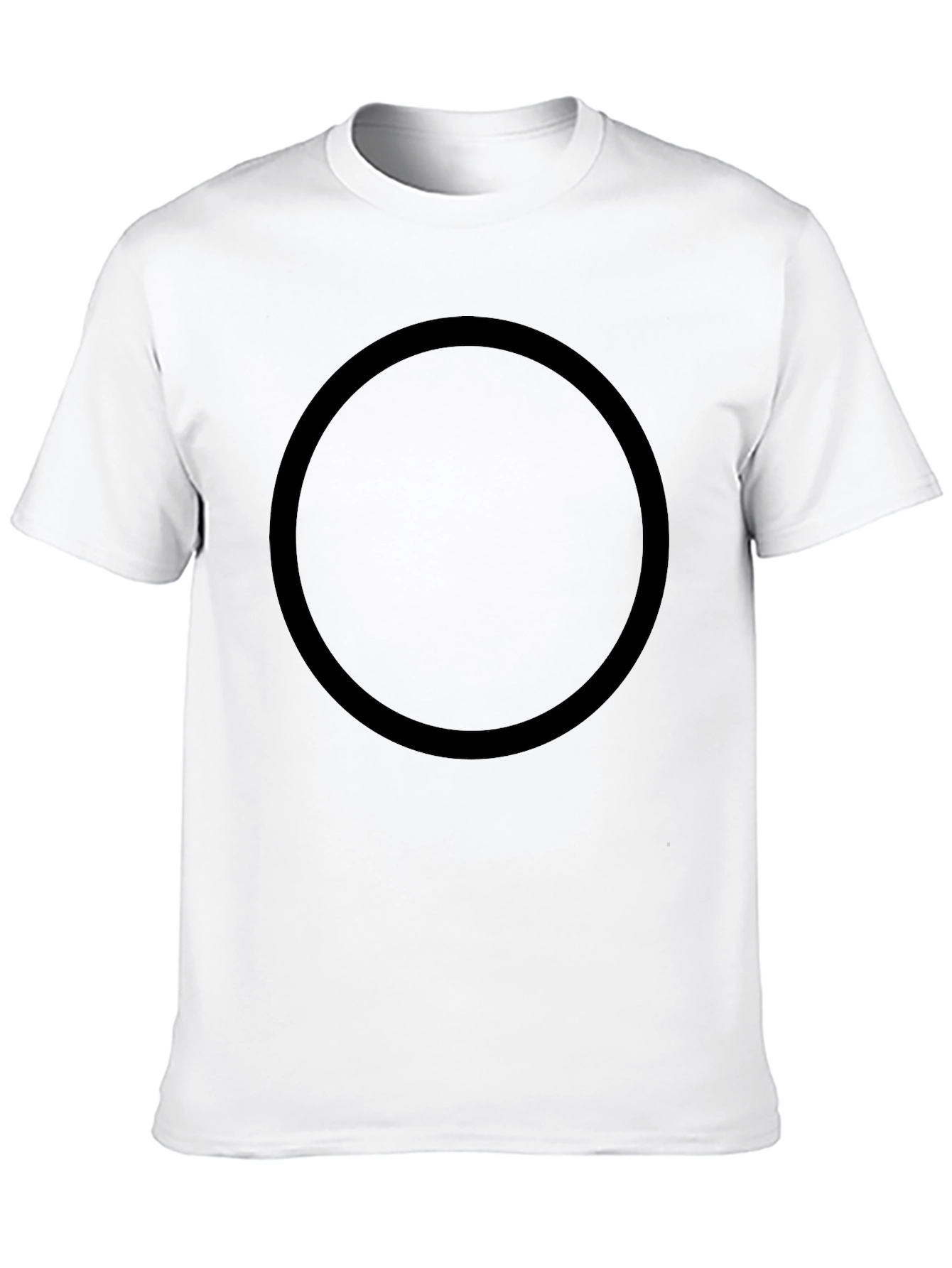 Minimalist Black Circle T-Shirt