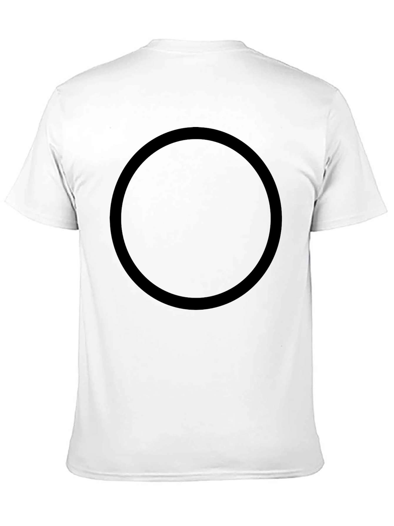 Minimalist Black Circle T-Shirt