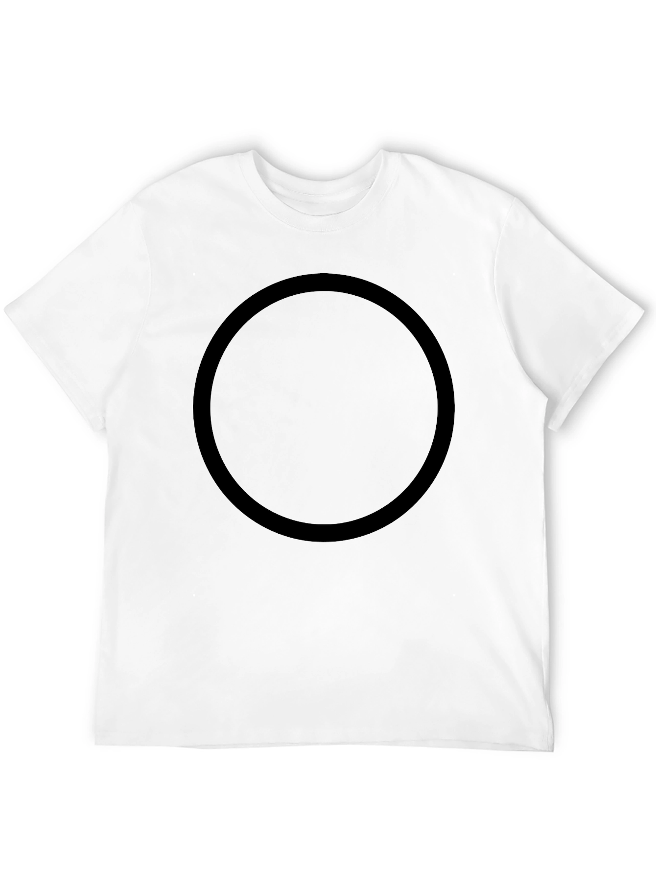 Minimalist Black Circle T-Shirt