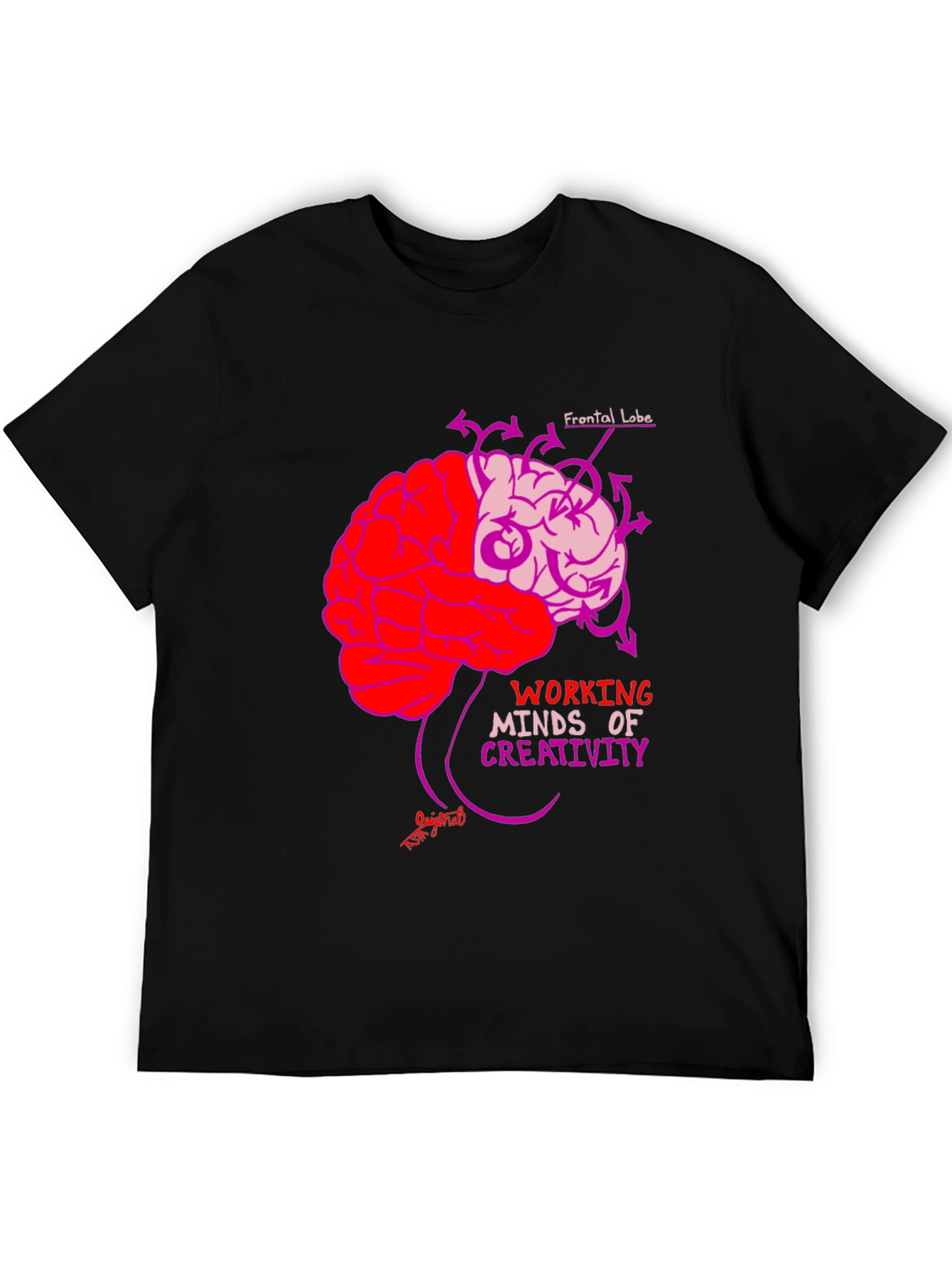 Brain Power T-Shirt: Working Minds Creativity Tee