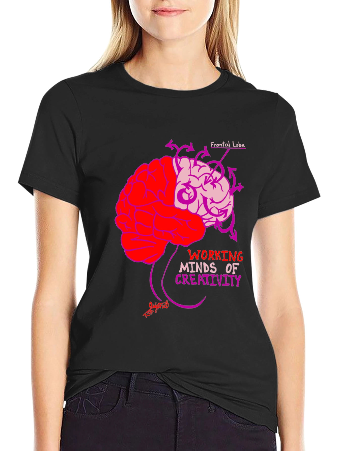 Brain Power T-Shirt: Working Minds Creativity Tee