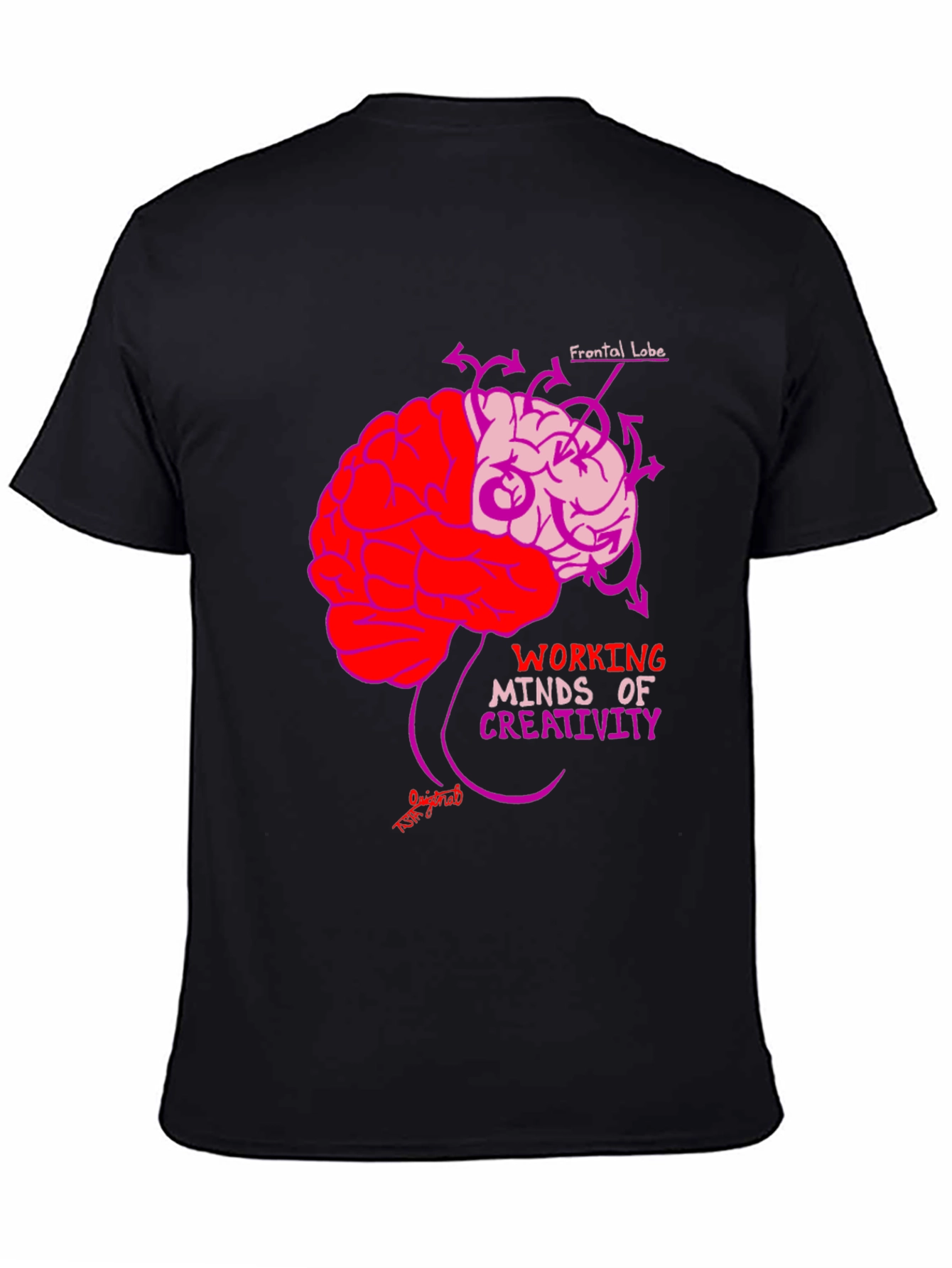 Brain Power T-Shirt: Working Minds Creativity Tee