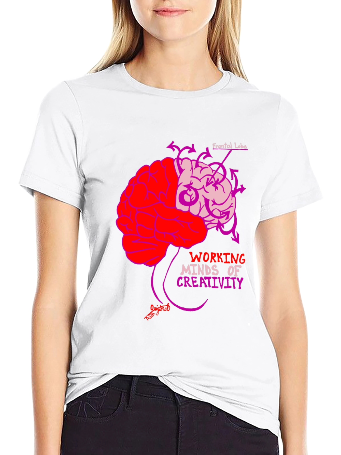 Brain Power T-Shirt: Working Minds Creativity Tee