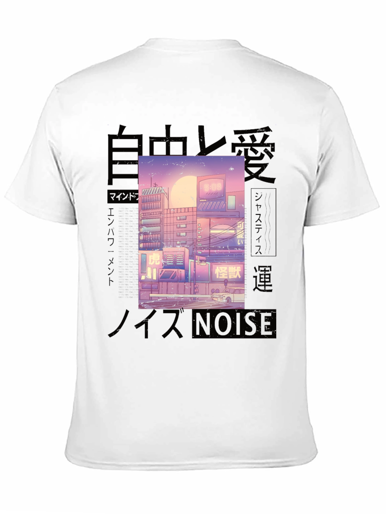 Urban Anime Aesthetic Graphic Tee