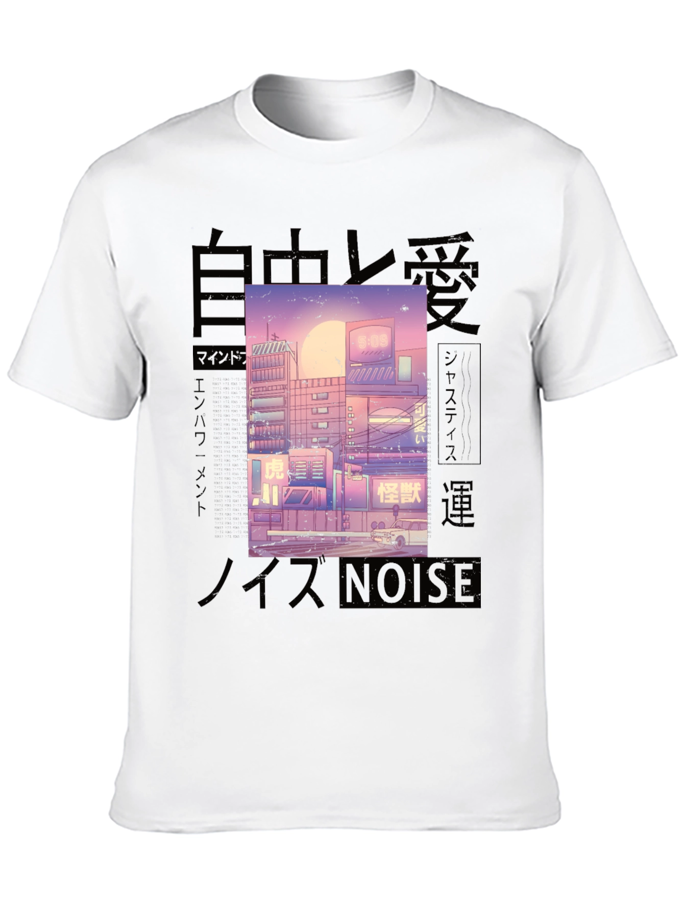 Urban Anime Aesthetic Graphic Tee