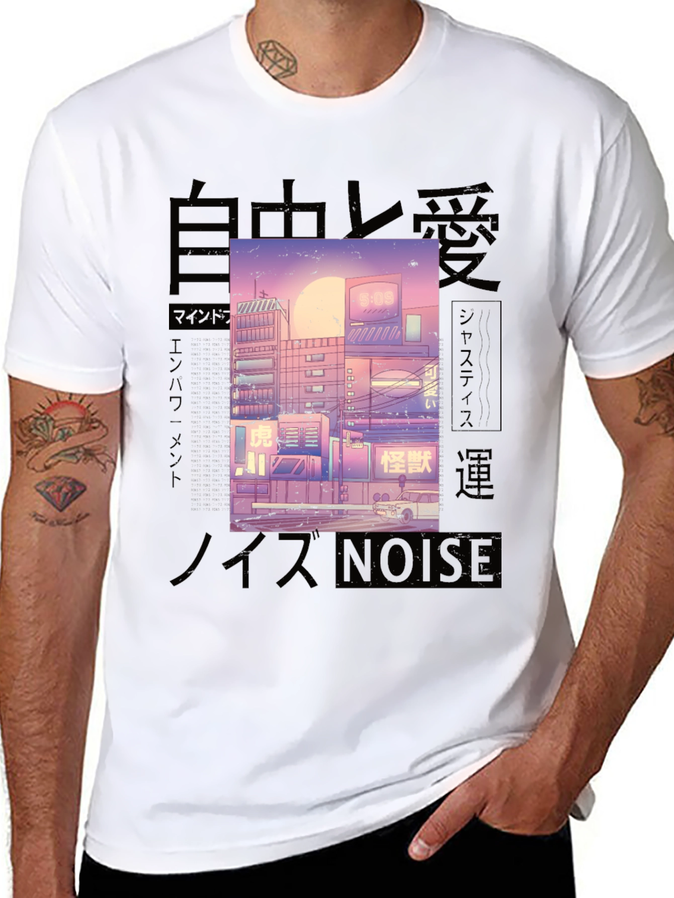 Urban Anime Aesthetic Graphic Tee