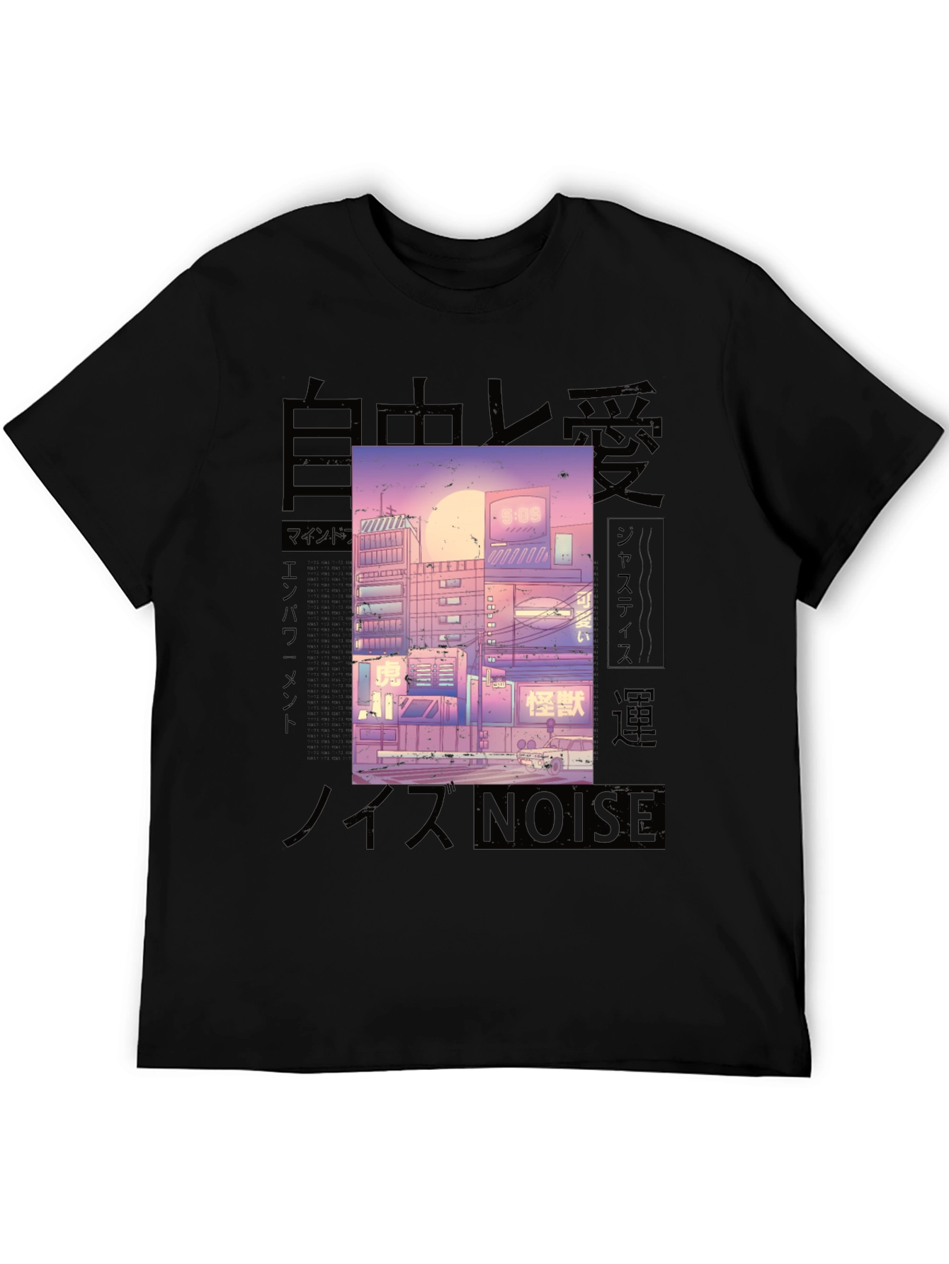 Urban Anime Aesthetic Graphic Tee