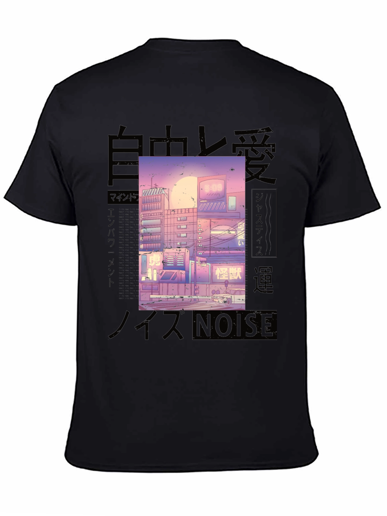 Urban Anime Aesthetic Graphic Tee