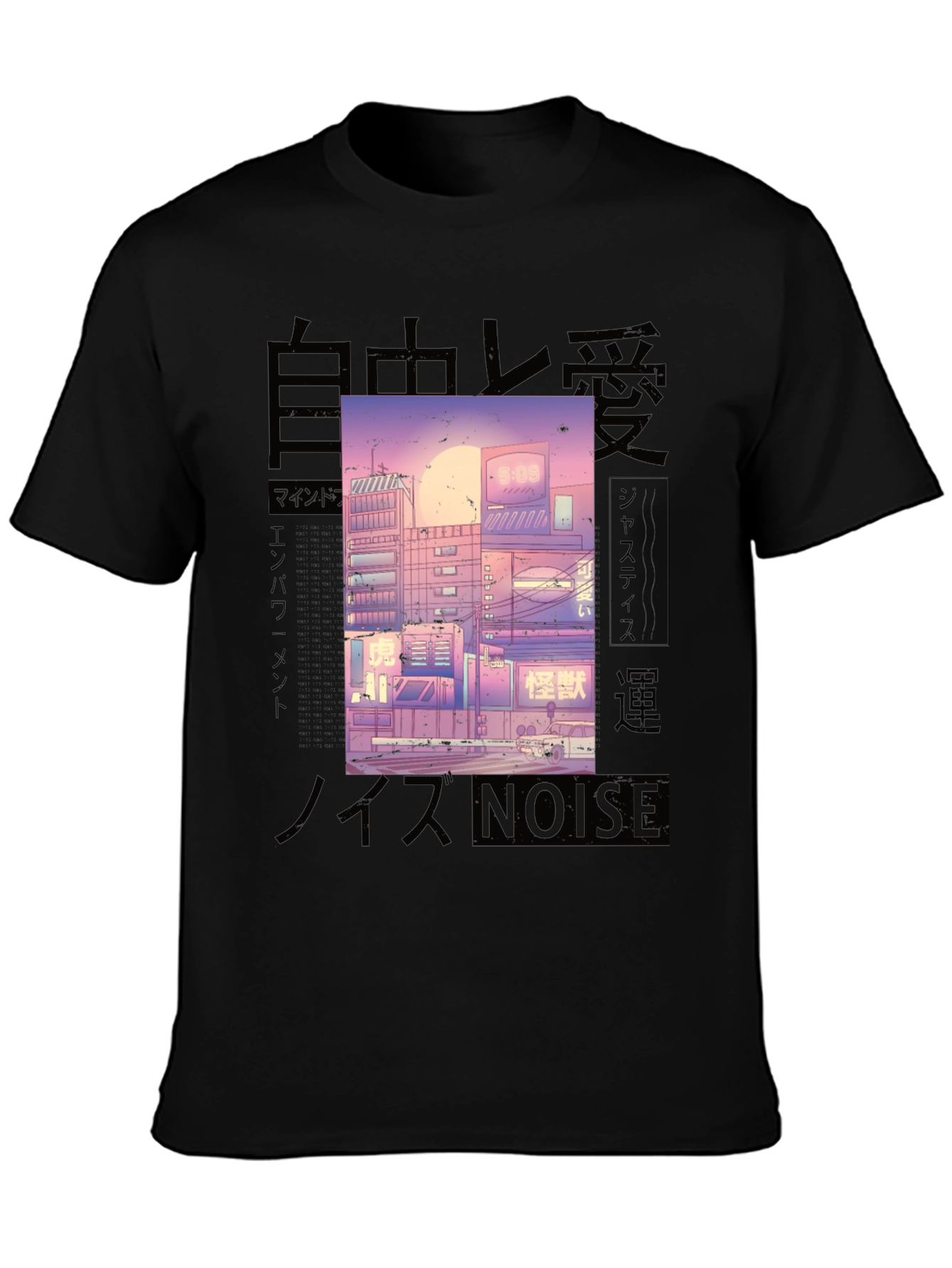 Urban Anime Aesthetic Graphic Tee