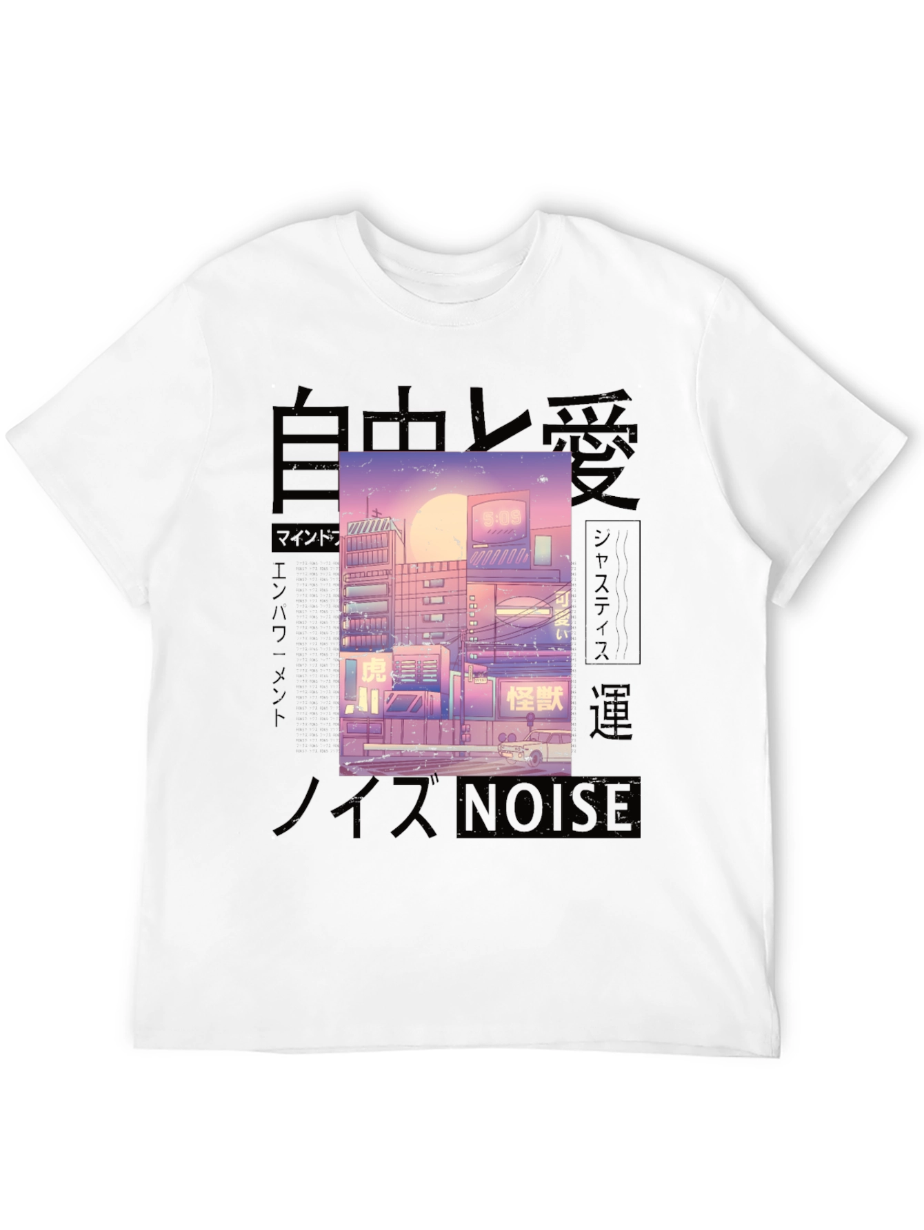 Urban Anime Aesthetic Graphic Tee
