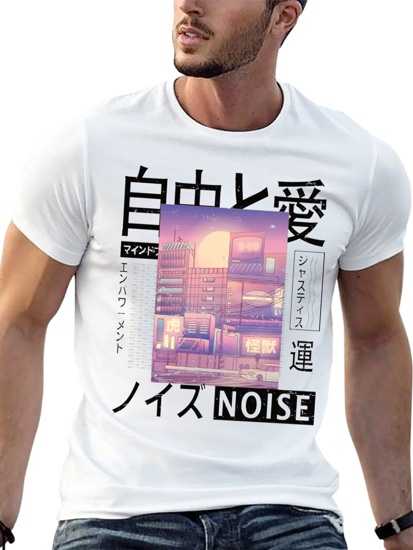 Urban Anime Aesthetic Graphic Tee