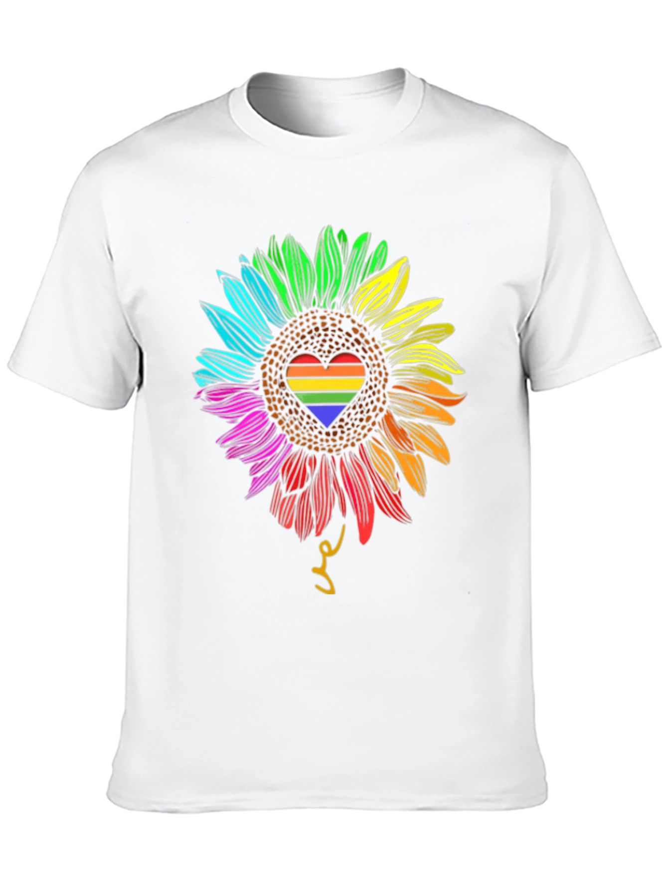 Rainbow Sunflower Pride T-Shirt