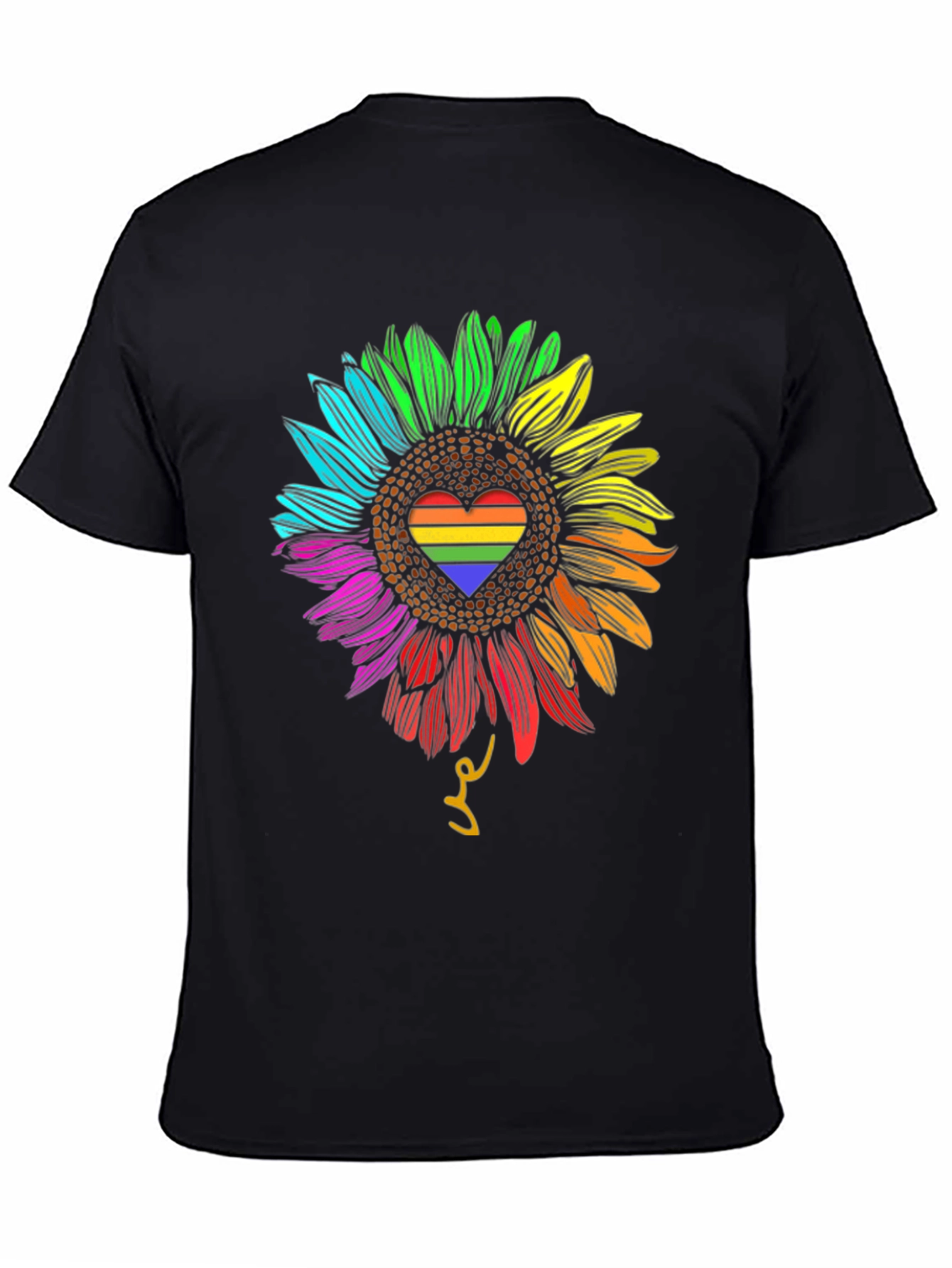 Rainbow Sunflower Pride T-Shirt