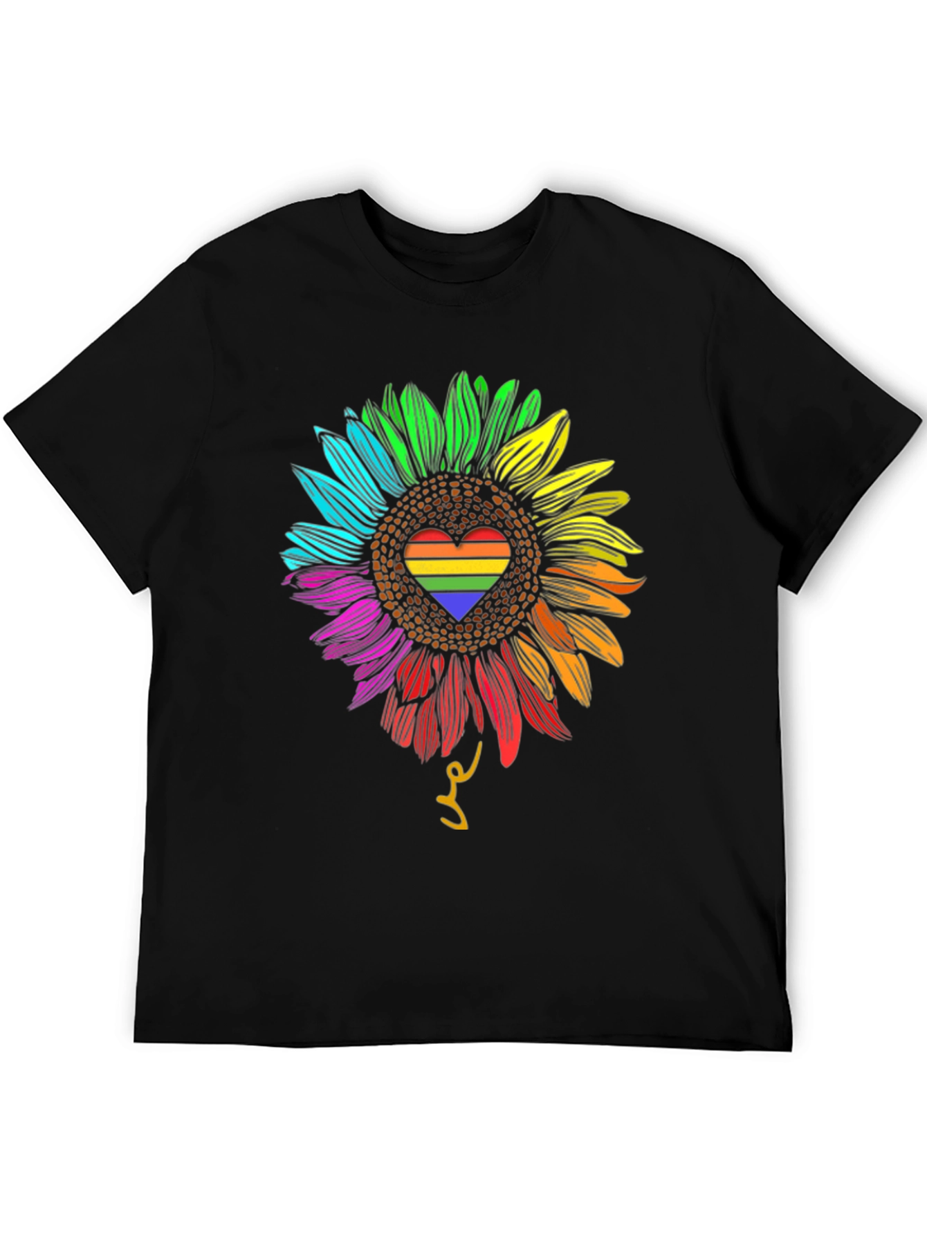 Rainbow Sunflower Pride T-Shirt