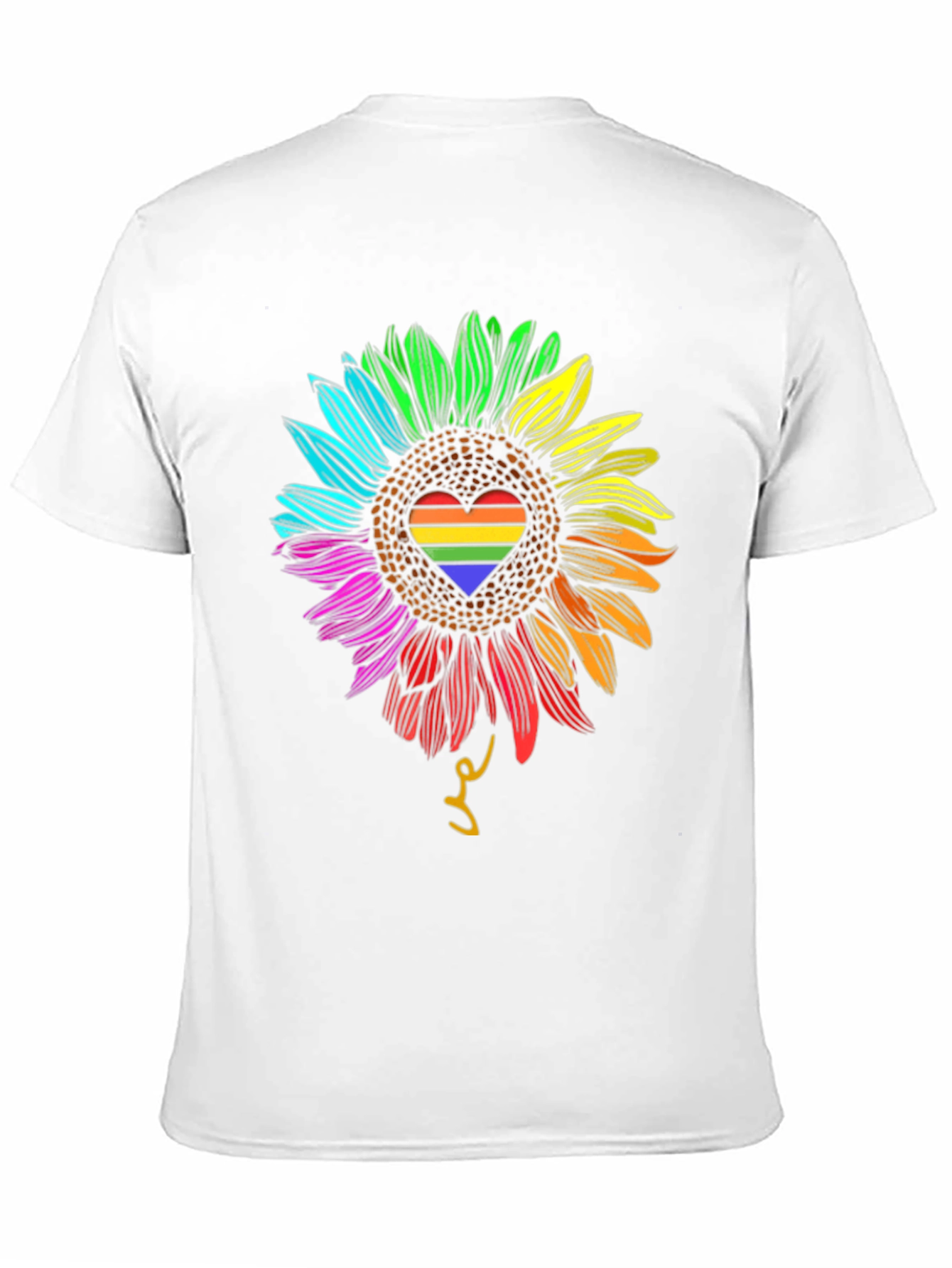 Rainbow Sunflower Pride T-Shirt