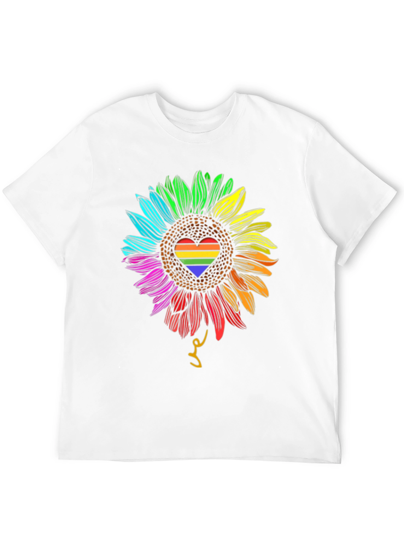 Rainbow Sunflower Pride T-Shirt