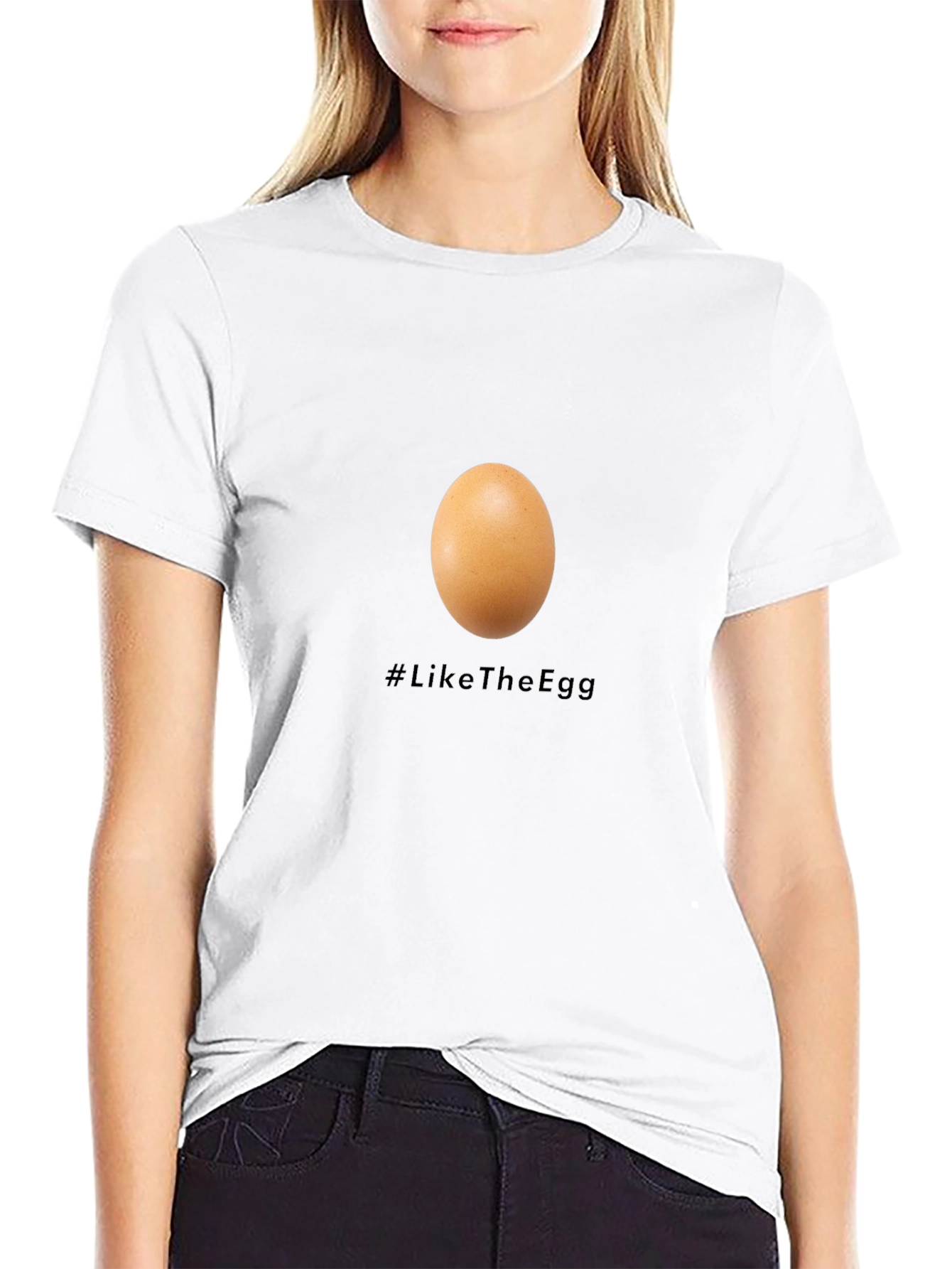 Egg T-Shirt - #LikeTheEgg - Unisex Cotton Tee