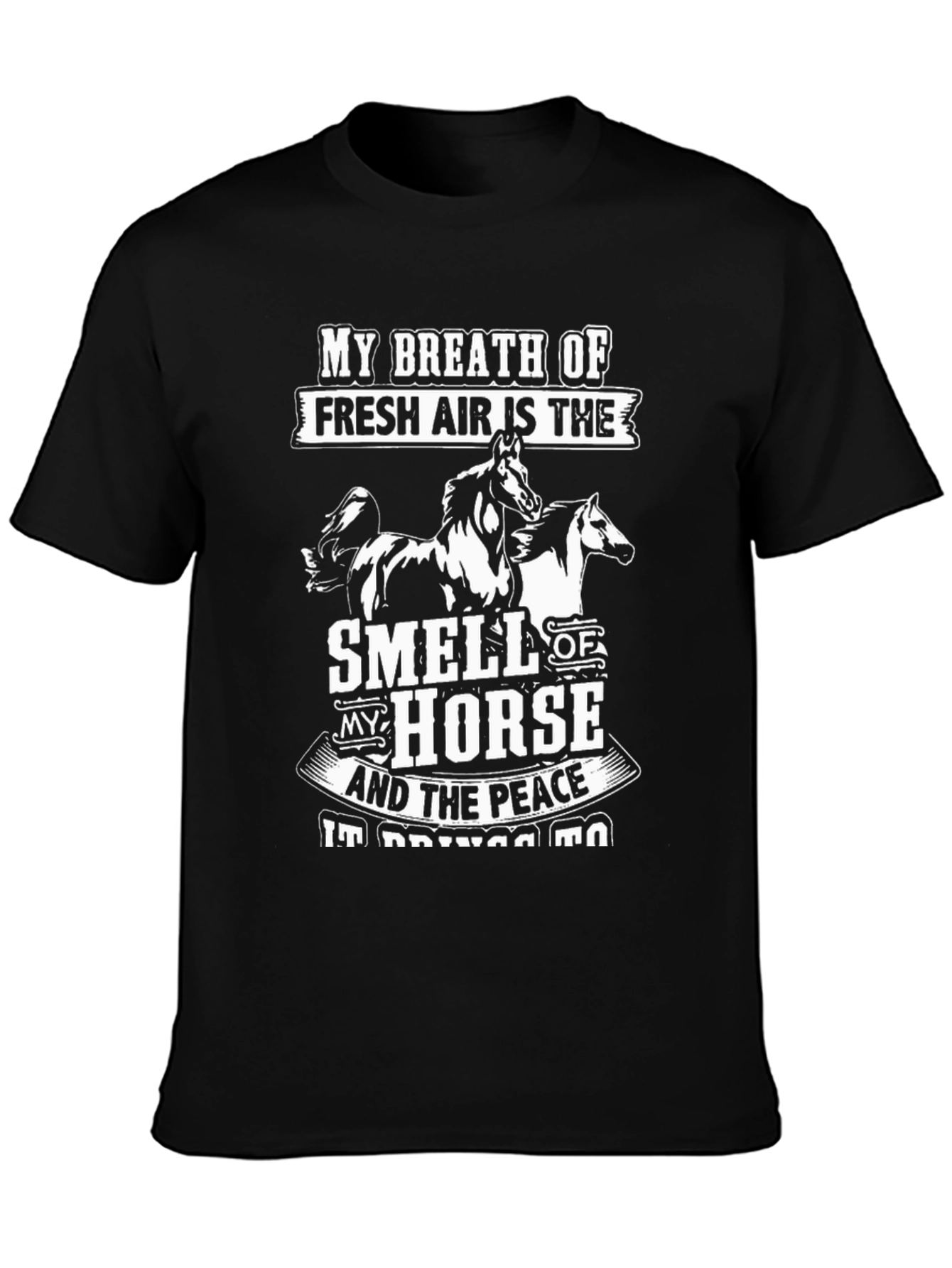 Horse Lover T-Shirt - Fresh Air & Peace