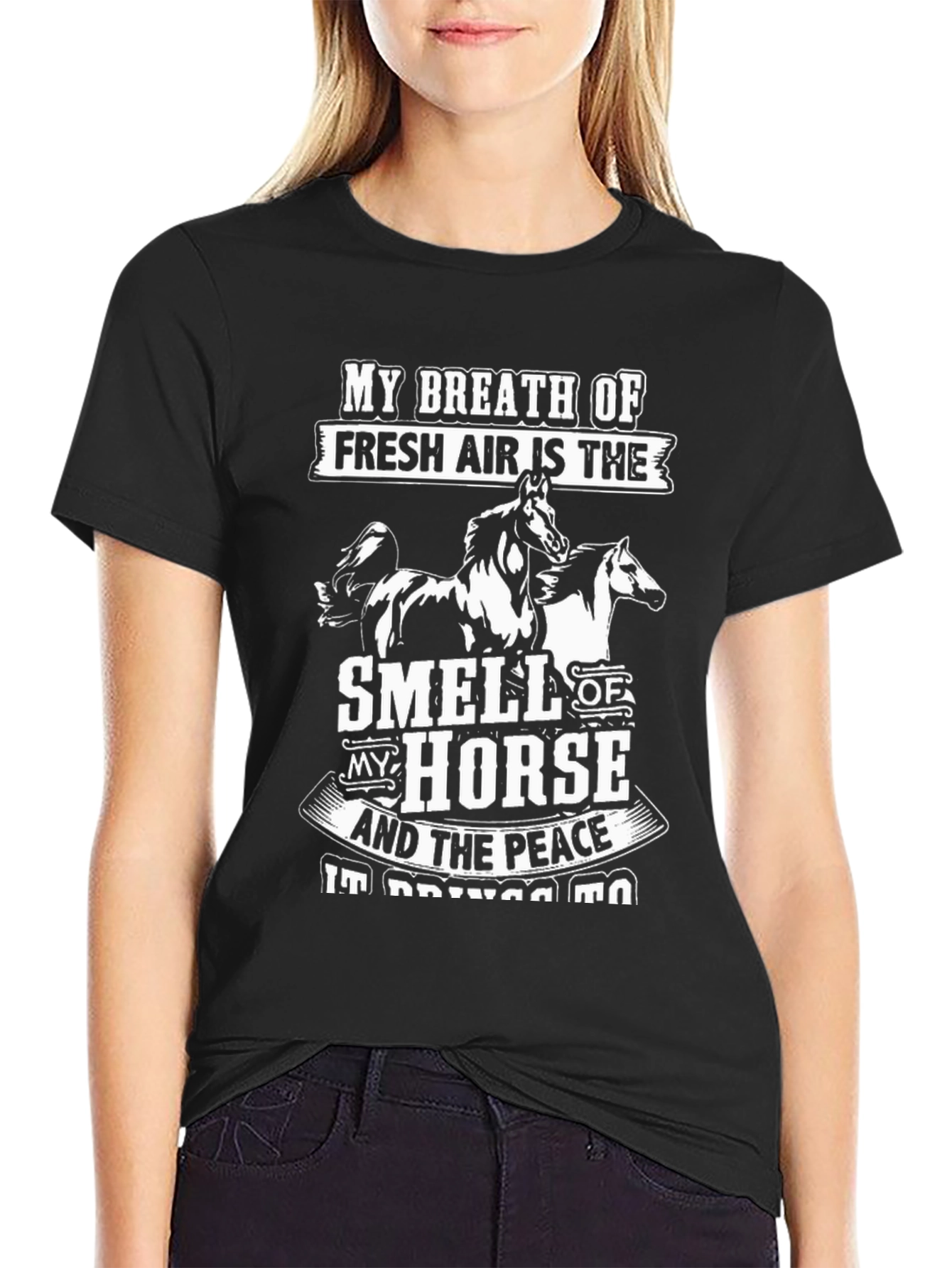 Horse Lover T-Shirt - Fresh Air & Peace