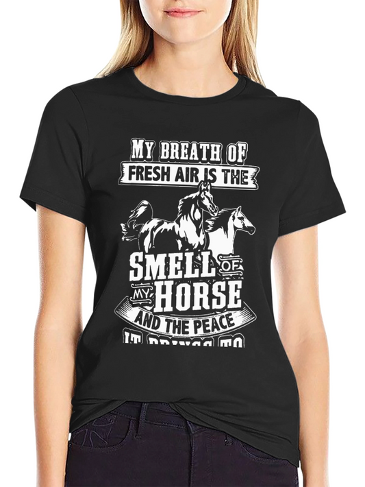 Horse Lover T-Shirt - Fresh Air & Peace
