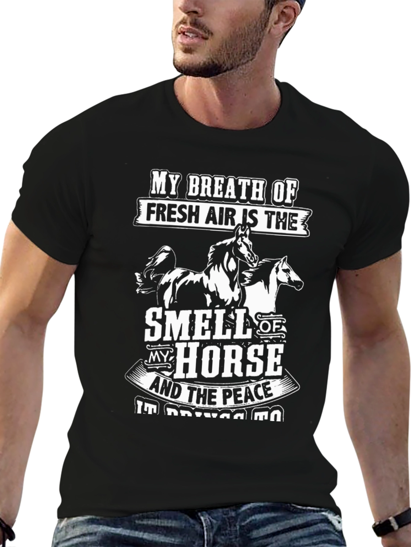 Horse Lover T-Shirt - Fresh Air & Peace
