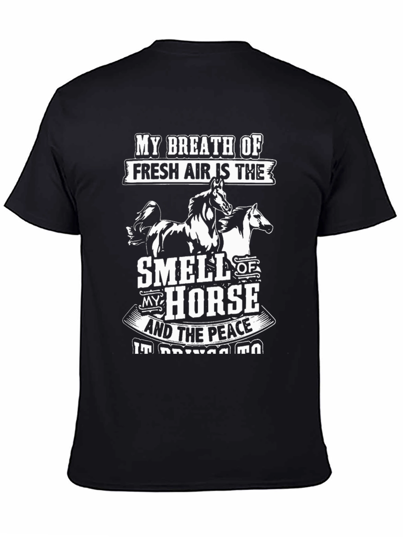 Horse Lover T-Shirt - Fresh Air & Peace