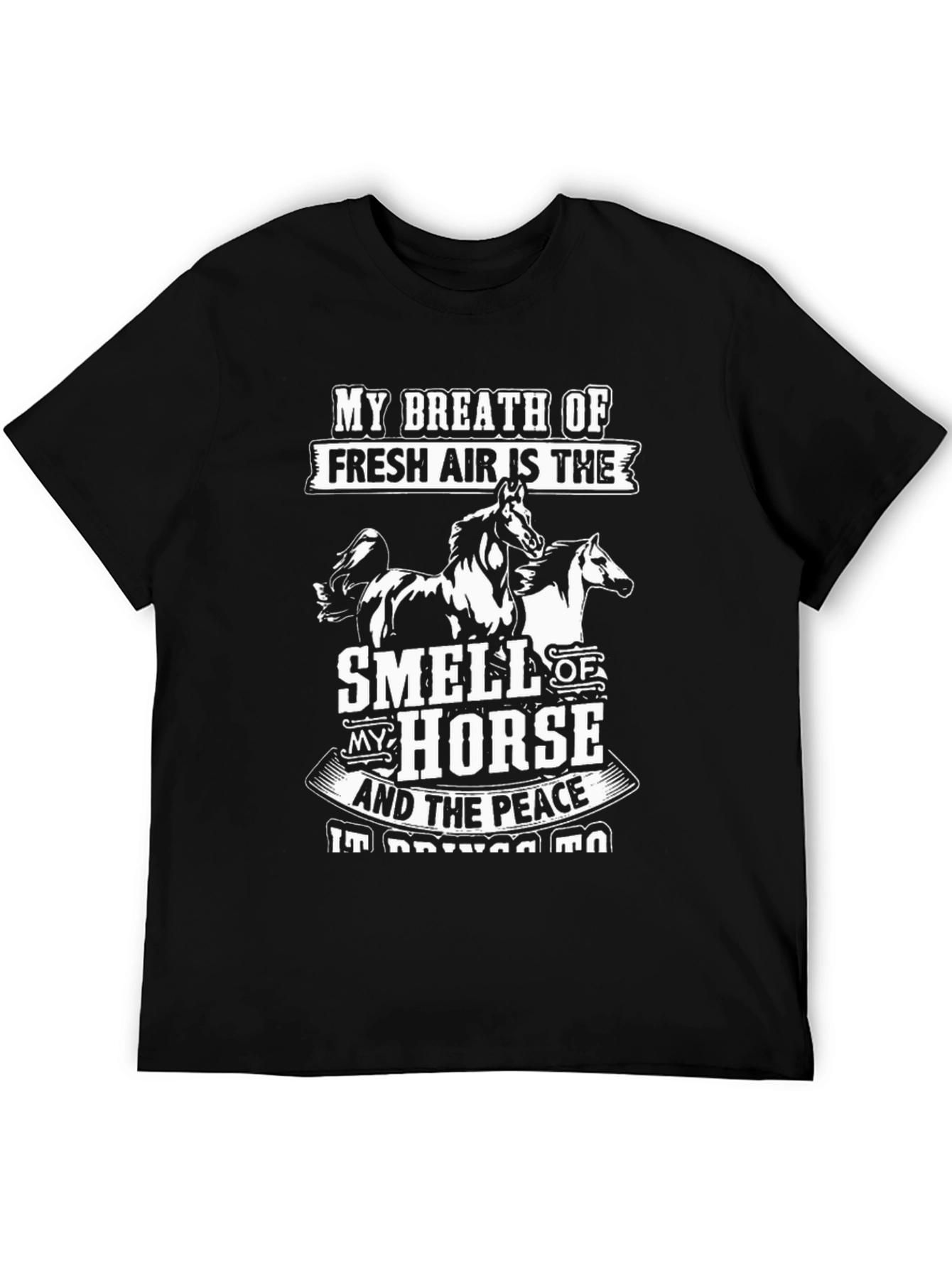 Horse Lover T-Shirt - Fresh Air & Peace