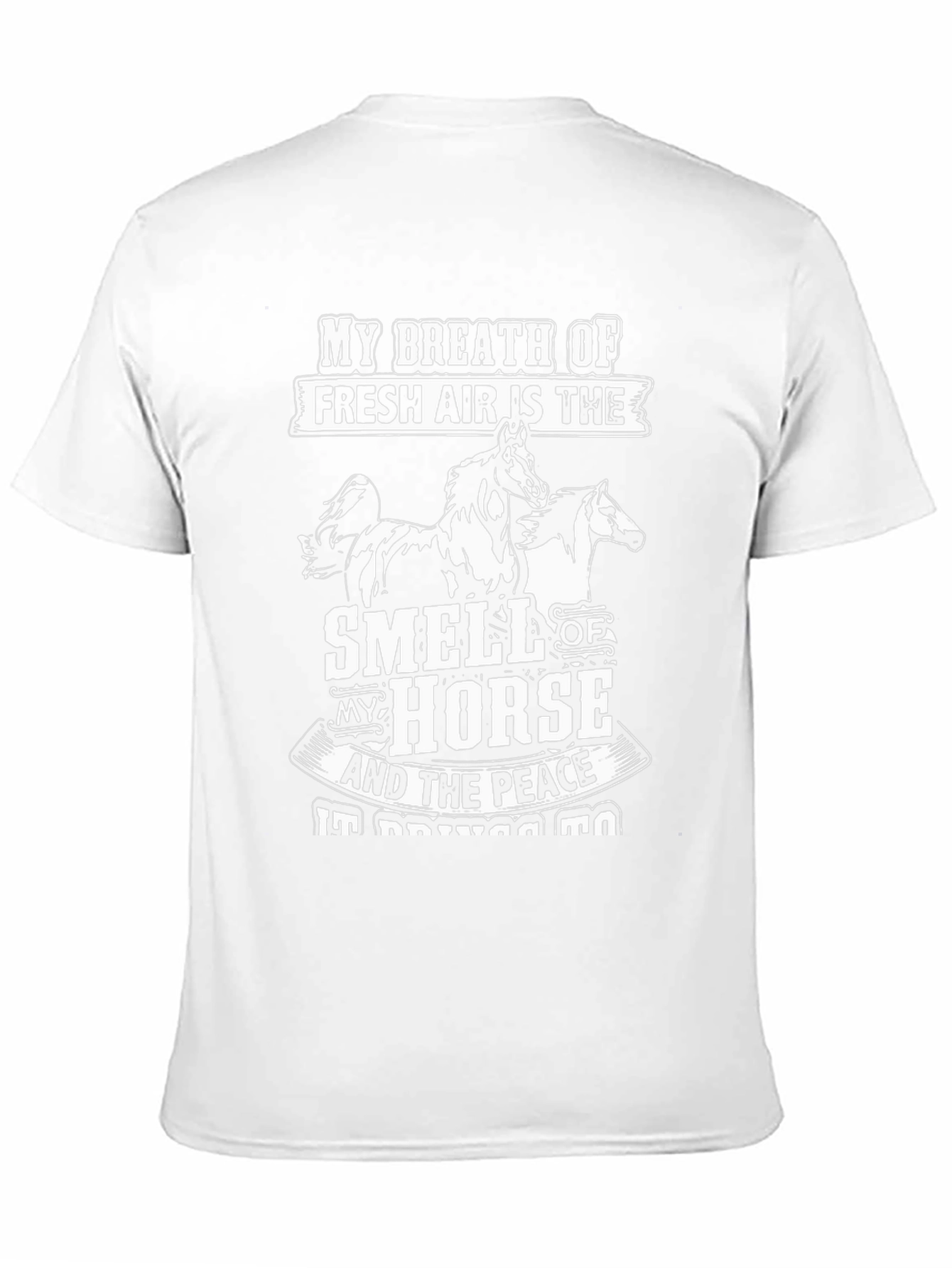 Horse Lover T-Shirt - Fresh Air & Peace