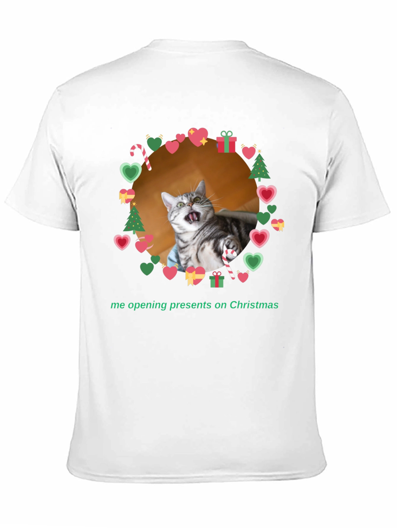 Funny Cat Christmas T-Shirt