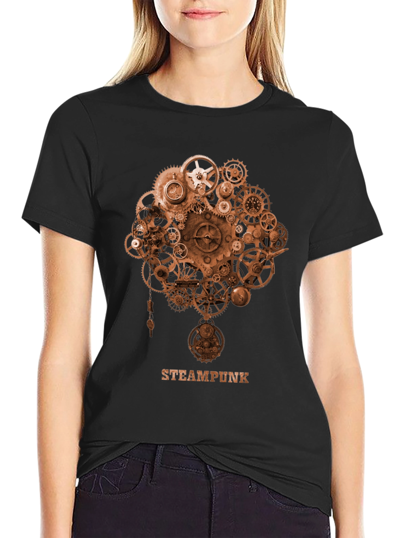 Steampunk Gears Graphic T-Shirt
