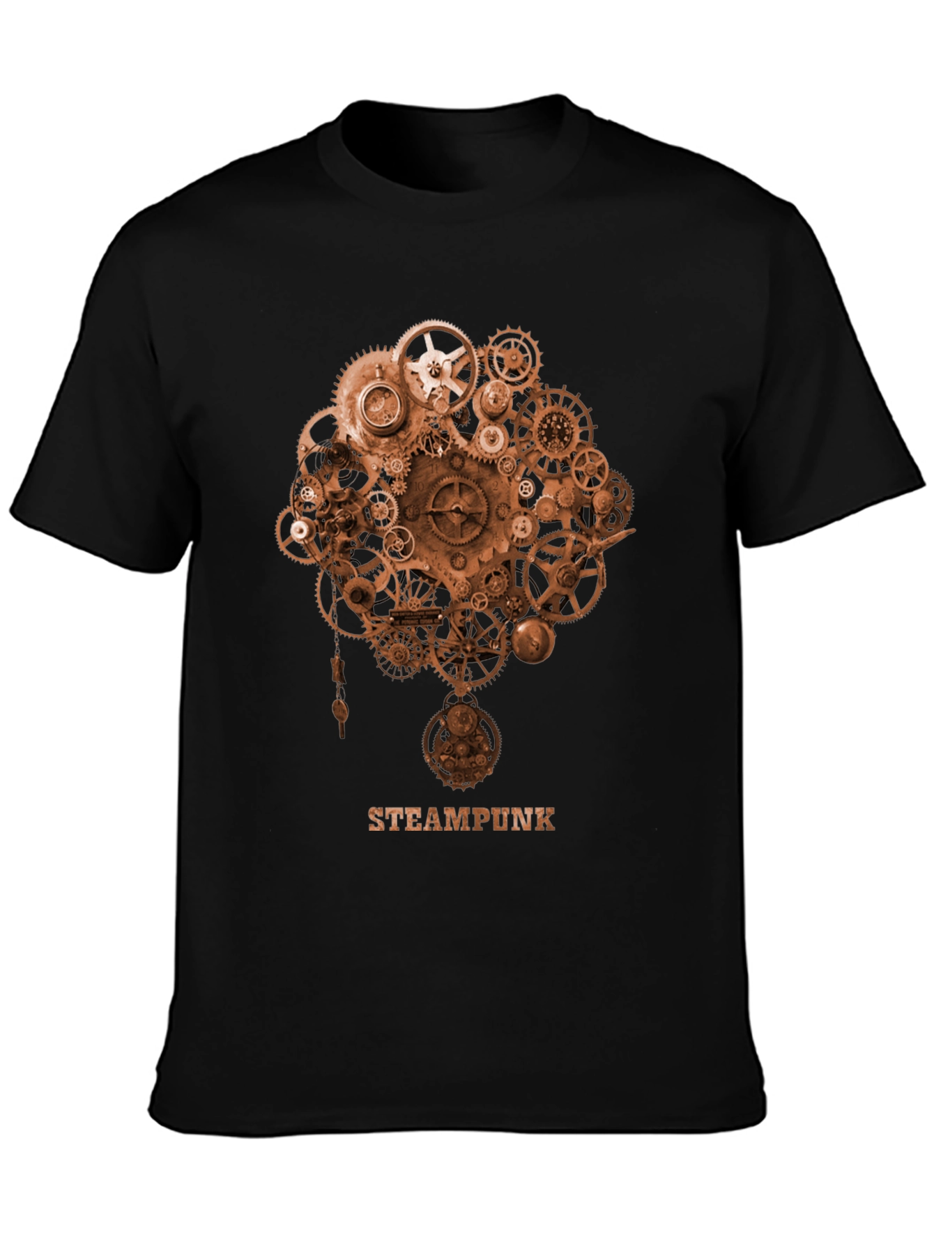 Steampunk Gears Graphic T-Shirt
