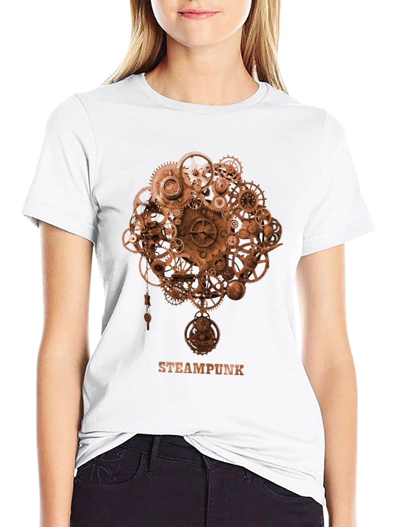 Steampunk Gears Graphic T-Shirt