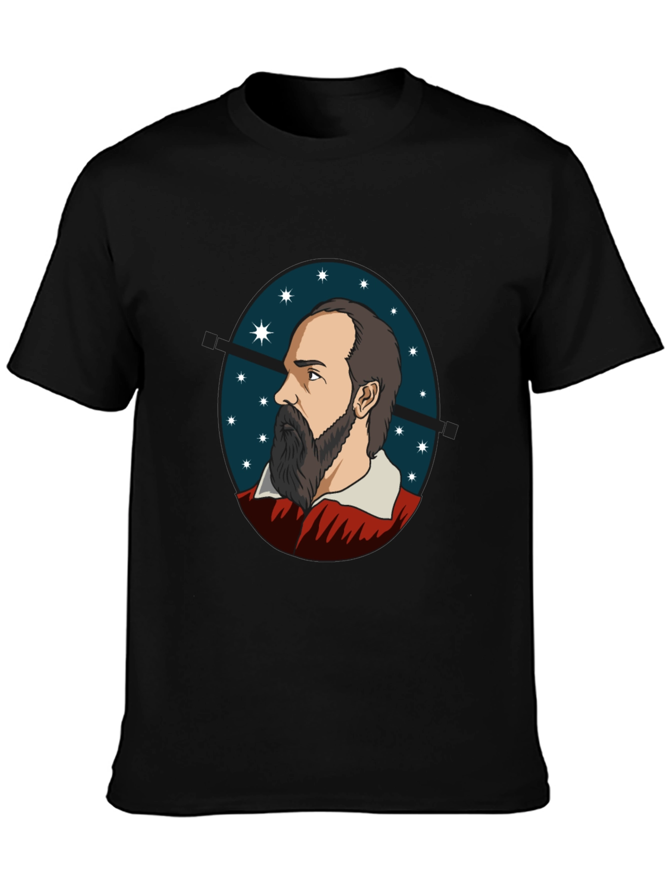 Philosopher Portrait Tee - Black