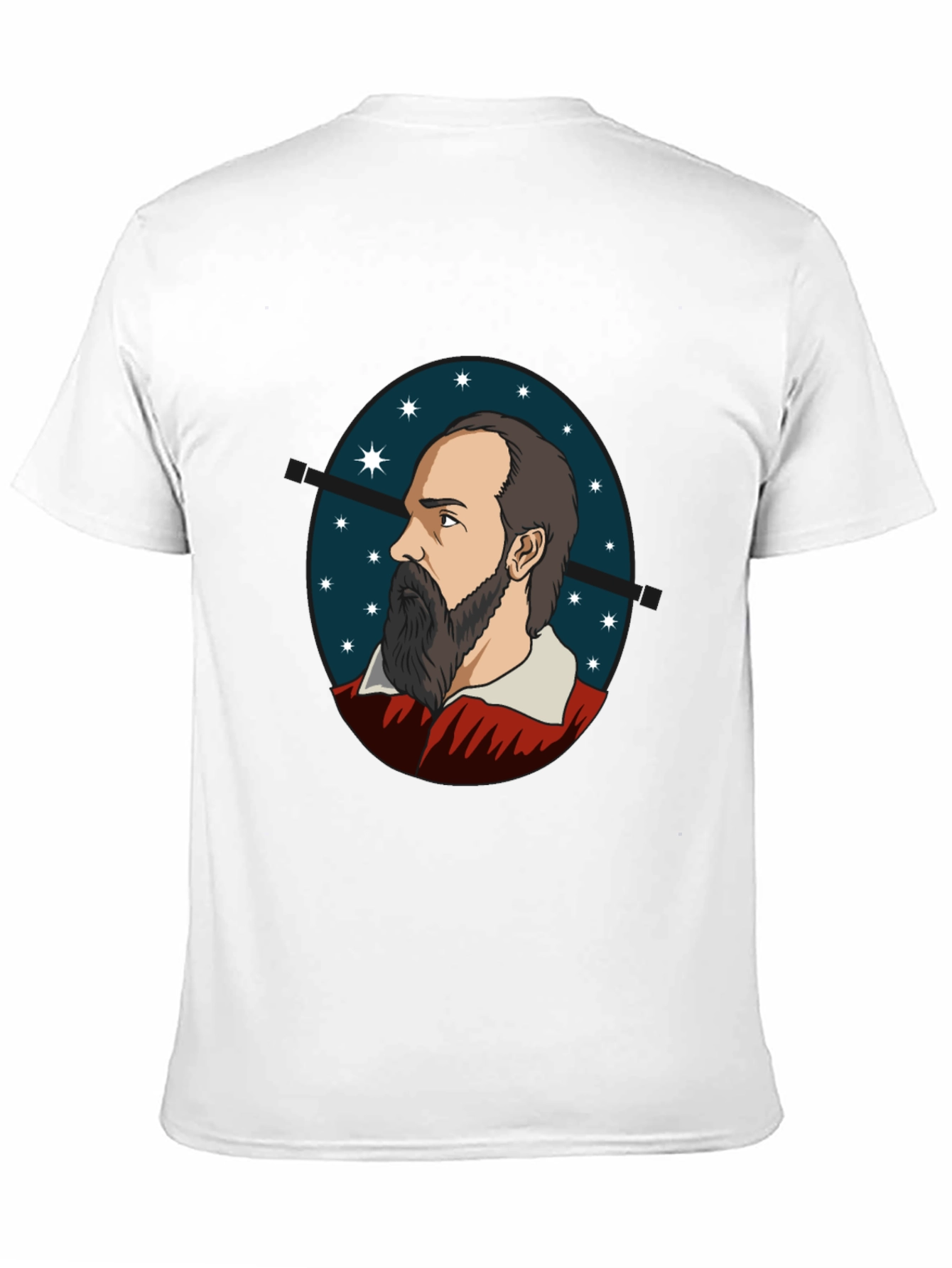Philosopher Portrait Tee - Black