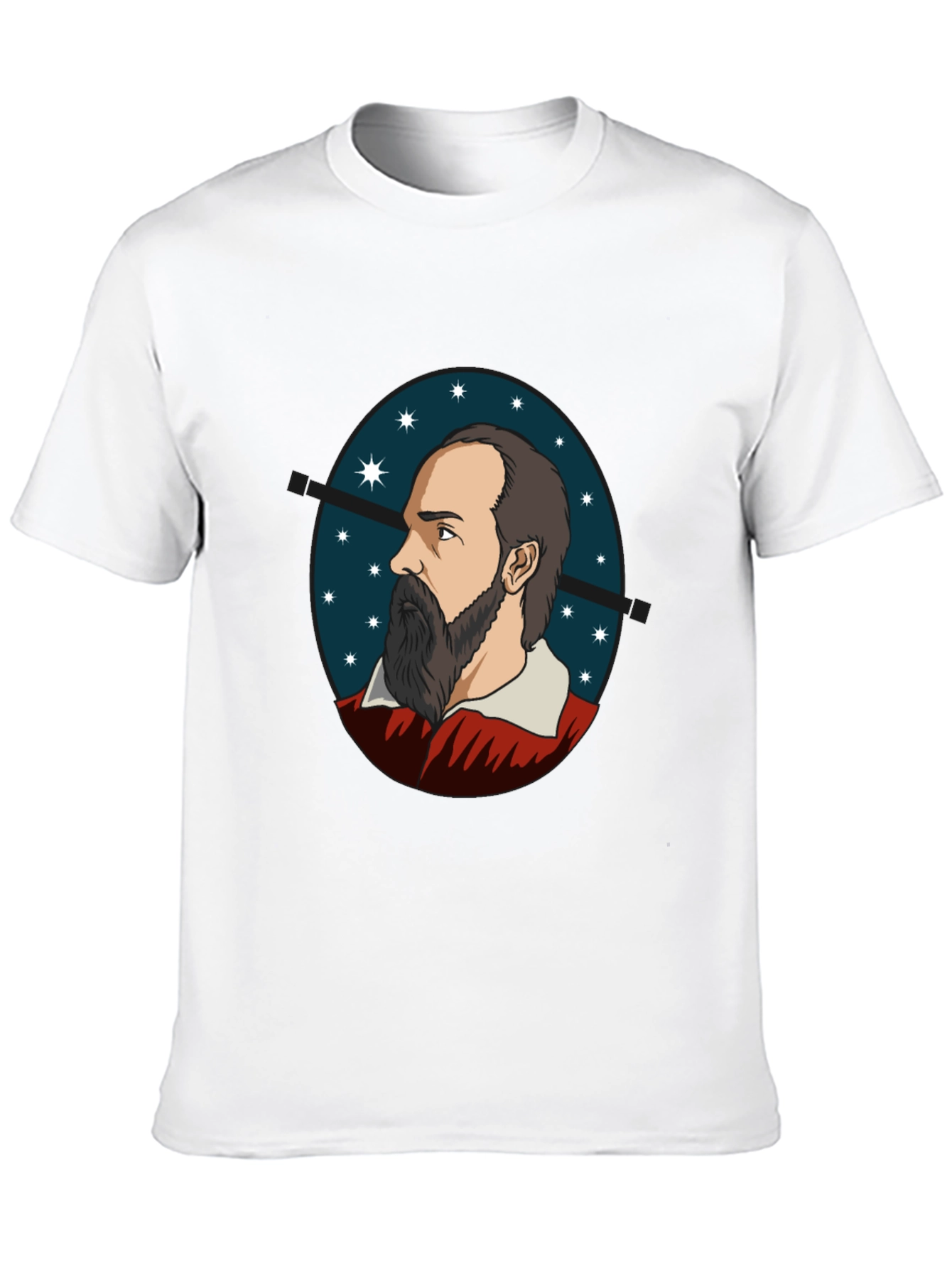 Philosopher Portrait Tee - Black