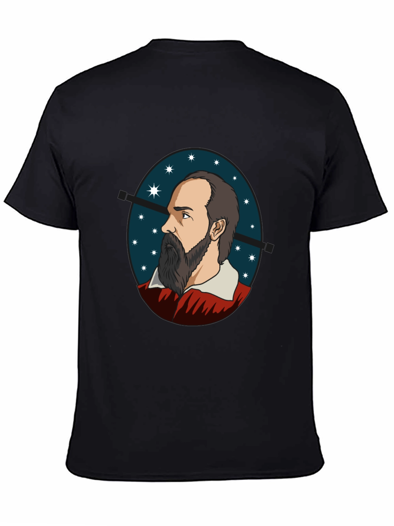 Philosopher Portrait Tee - Black