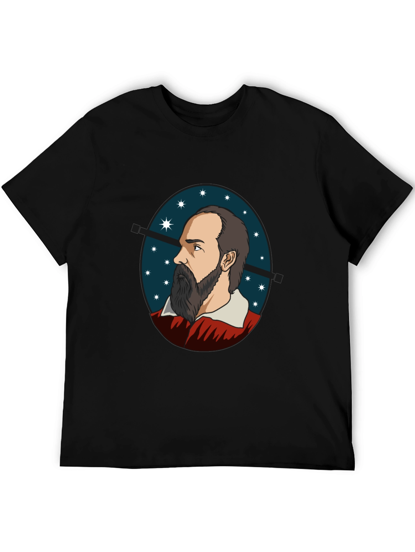 Philosopher Portrait Tee - Black
