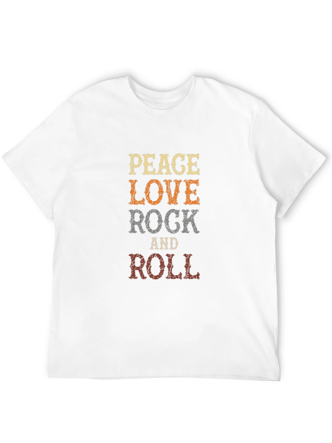 Peace Love Rock and Roll Graphic Tee