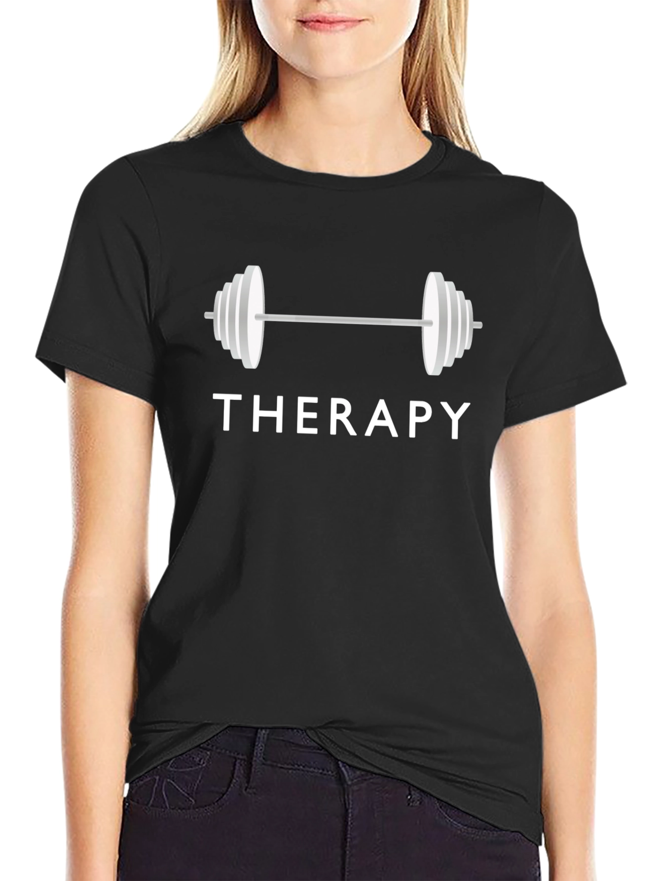 Therapy Weightlifting Black T-Shirt