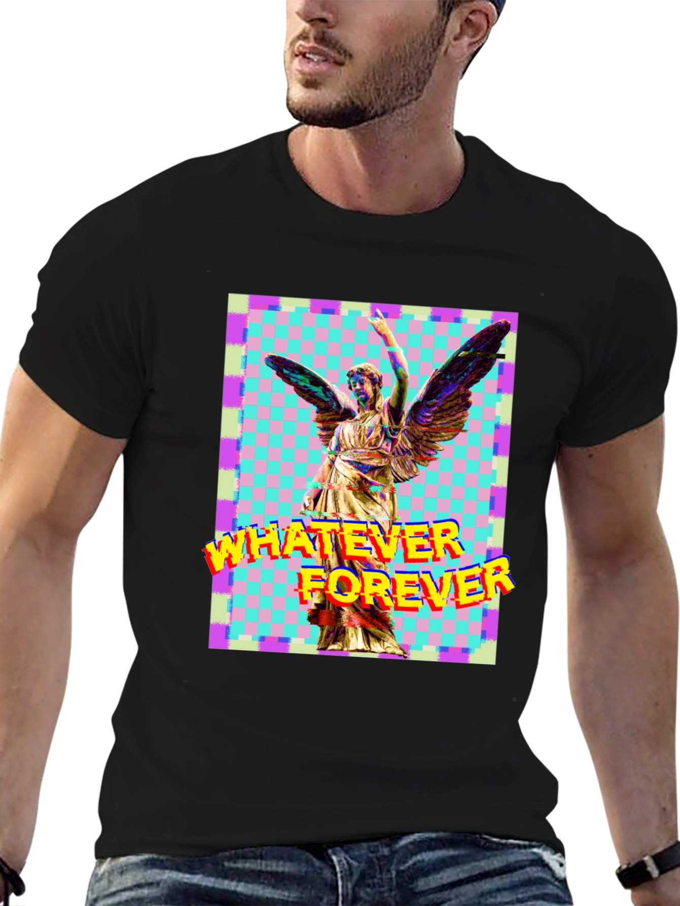 Whatever Forever Graphic Tee - Unisex Black T-Shirt
