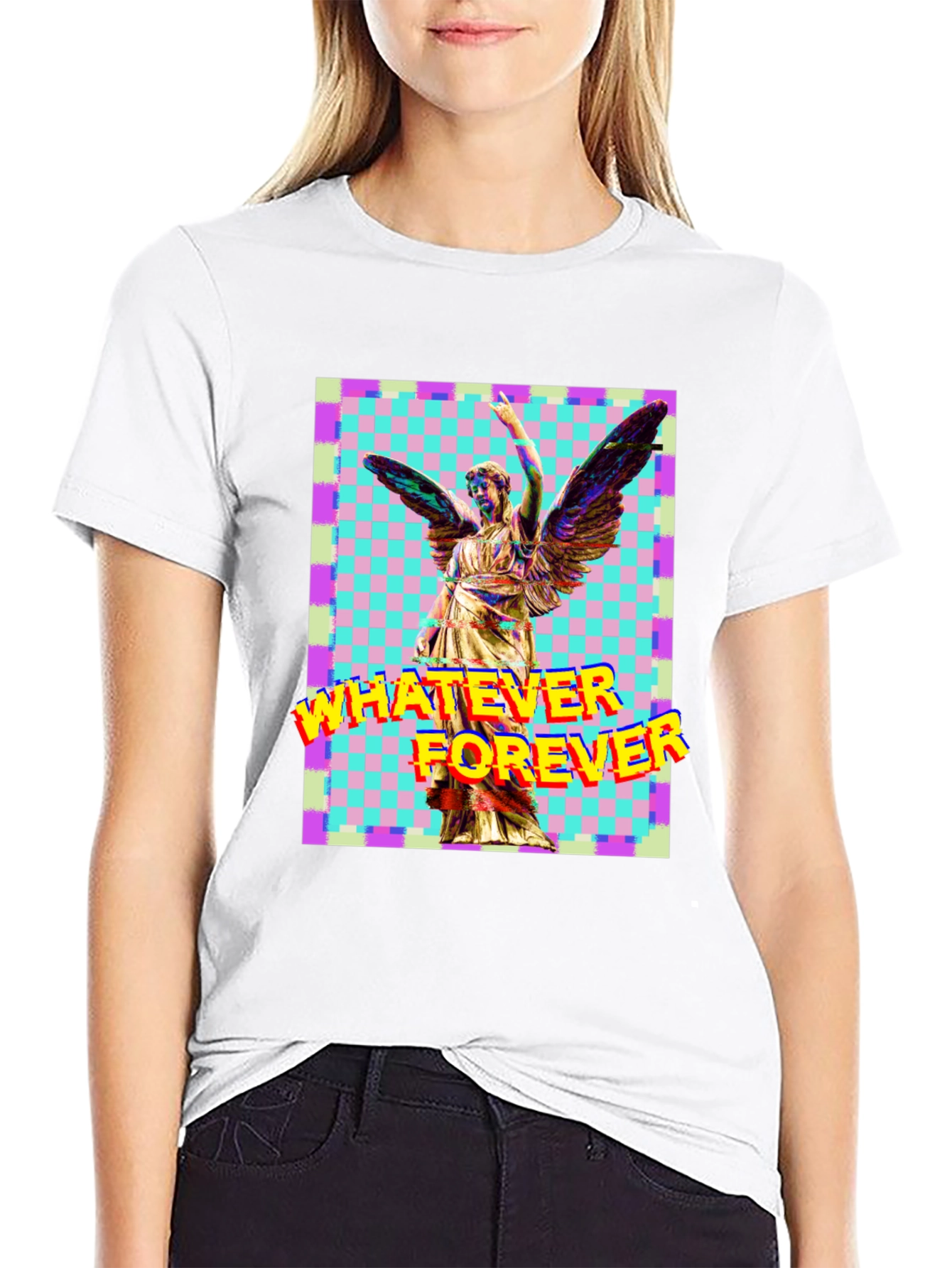 Whatever Forever Graphic Tee - Unisex Black T-Shirt