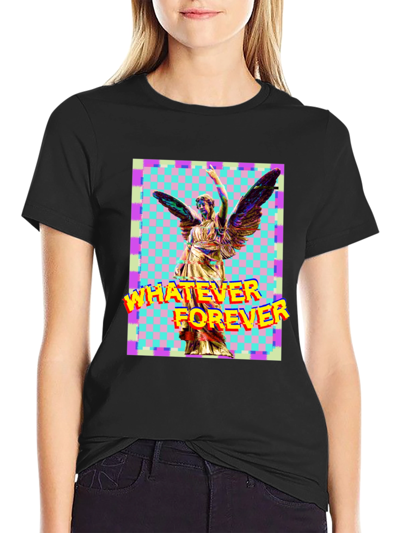 Whatever Forever Graphic Tee - Unisex Black T-Shirt